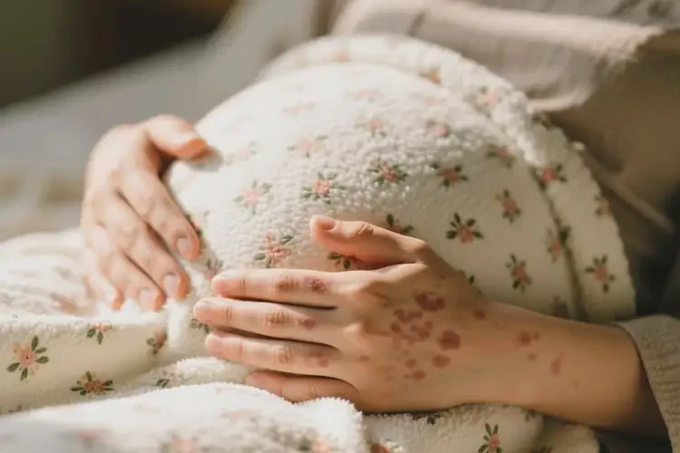 孕妇手上偶尔起湿疹可以治好吗(图1)