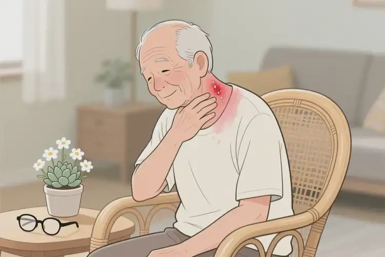 老年人脖子出濕疹可以治好嗎(圖3)