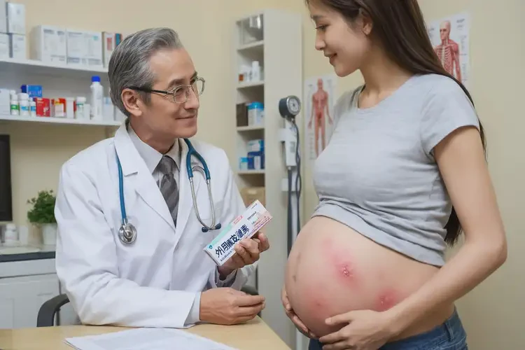 产妇肚子容易长湿疹可以治好吗(图1)