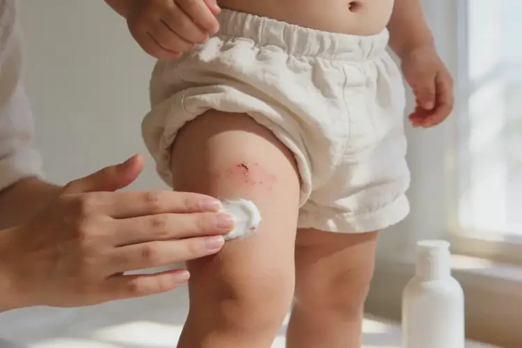 幼儿大腿上容易起湿疹可以治好吗(图1)