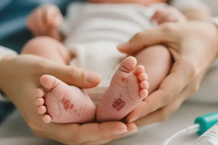 新生儿四肢出湿疹可以治好吗(图2)