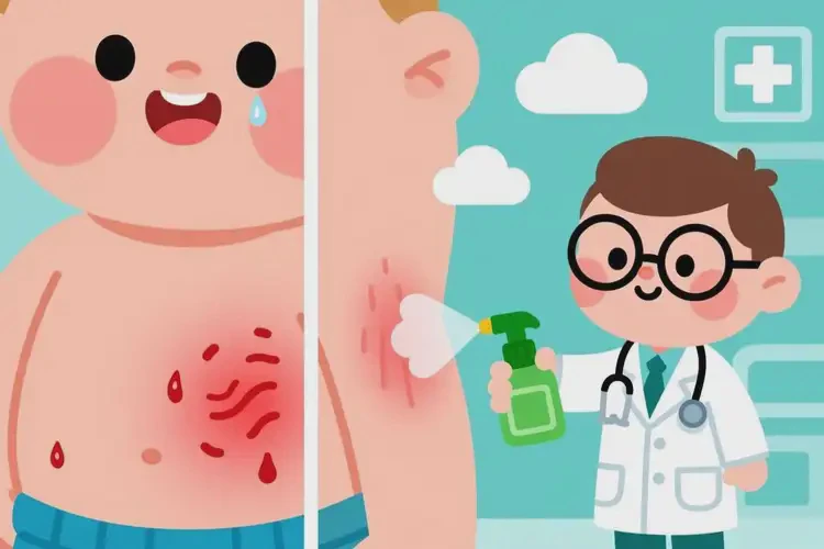 小兒肚子上經(jīng)常長(zhǎng)濕疹可以治好嗎(圖3)