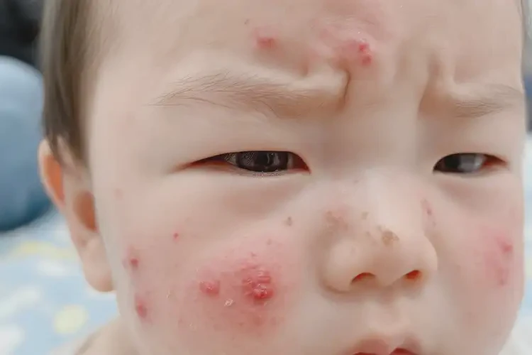 幼儿脸上起湿疹可以治好吗(图4)