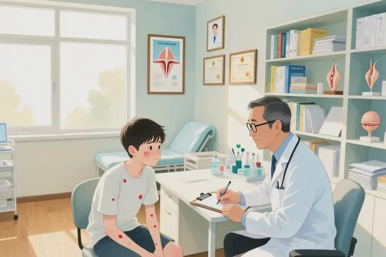 青少年脸上有湿疹可以治好吗(图1)