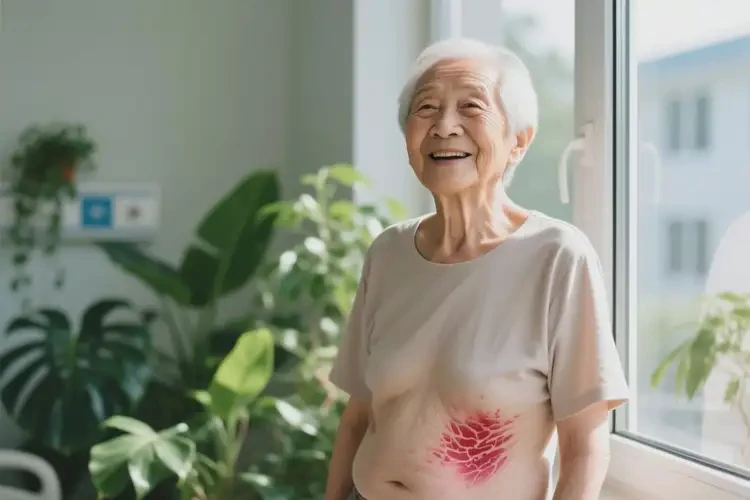 老年人肚子上有濕疹可以治好嗎(圖1)