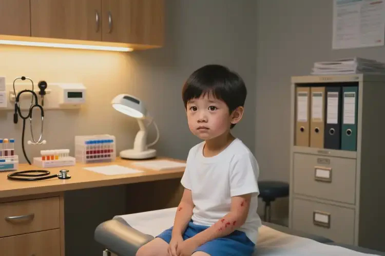 儿童手臂上偶尔起湿疹可以治好吗(图2)