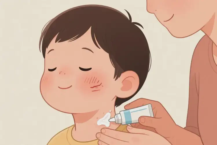 儿童脖子经常长湿疹可以治好吗(图2)