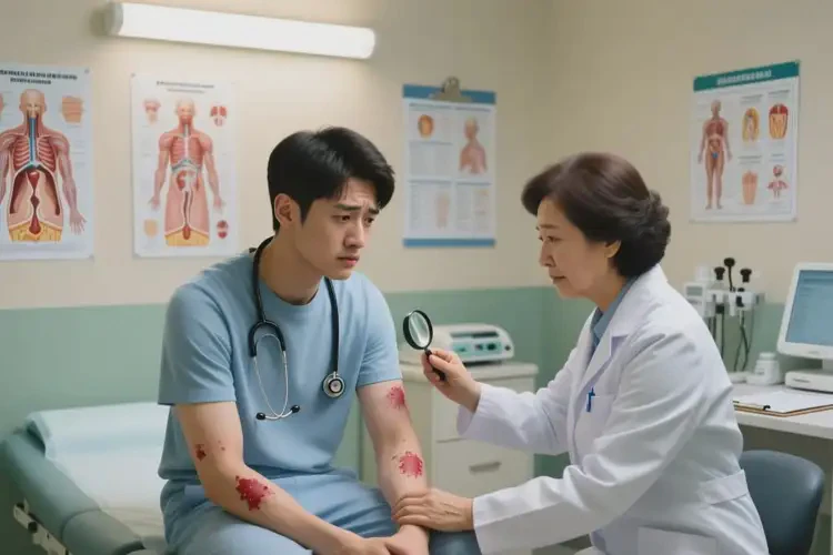 青年人身上容易长湿疹能够彻底治愈吗(图1)