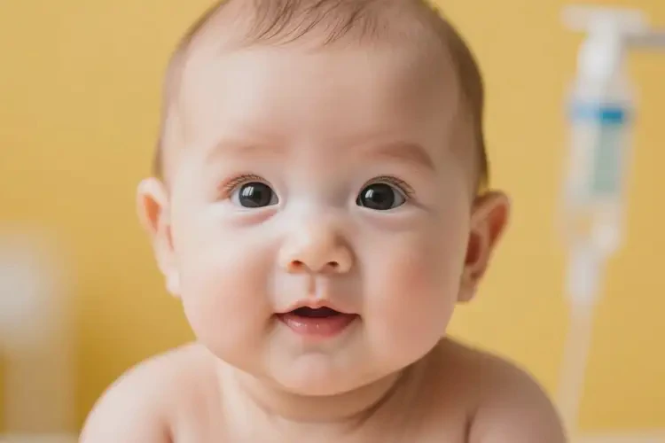 嬰兒面部長(zhǎng)濕疹可以治好嗎(圖4)