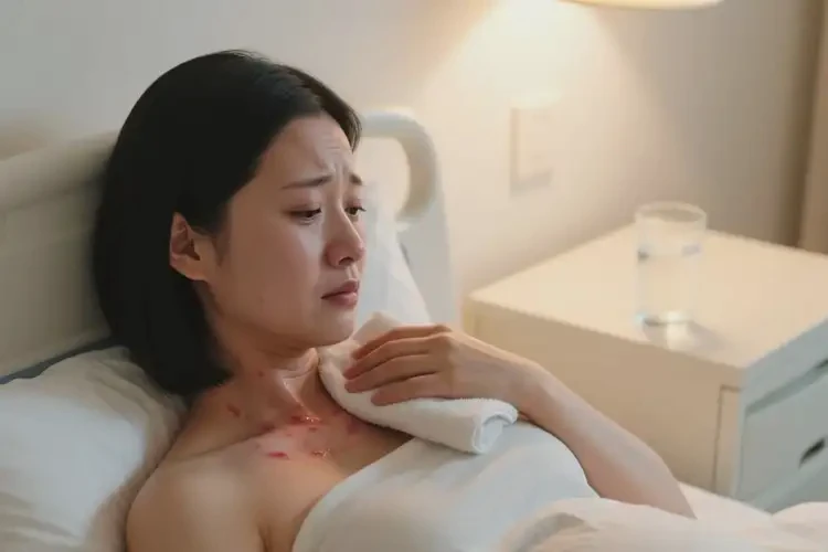 产妇脖子上偶尔起湿疹可以治好吗(图3)