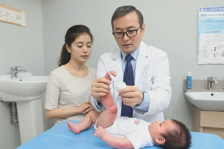 嬰兒屁股偶爾起濕疹可以治好嗎(圖1)