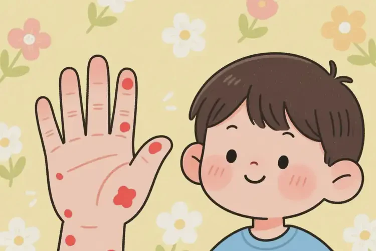 小兒手上偶爾起濕疹可以治好嗎(圖1)