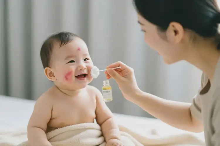 嬰幼兒面部經(jīng)常長濕疹可以治好嗎(圖3)