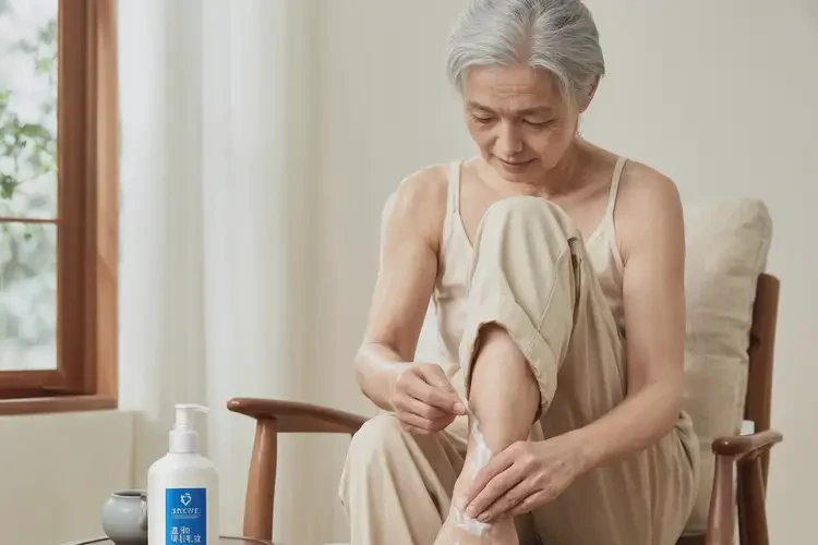 老年人小腿上偶爾長濕疹不管它會自己好嗎(圖1)