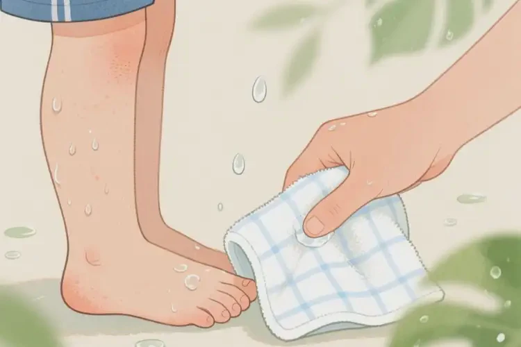 小學(xué)生腳上偶爾起濕疹可以治好嗎(圖2)