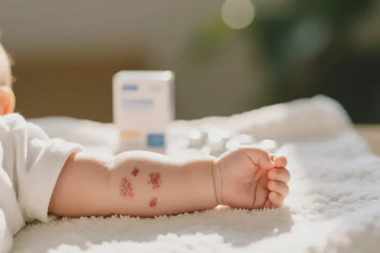 嬰幼兒手臂上有濕疹可以治好嗎(圖3)