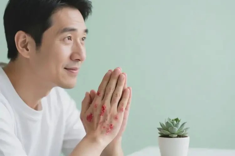 男性全身經(jīng)常起濕疹可以治好嗎(圖1)