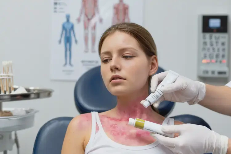 女生脖子上长湿疹可以治好吗(图3)