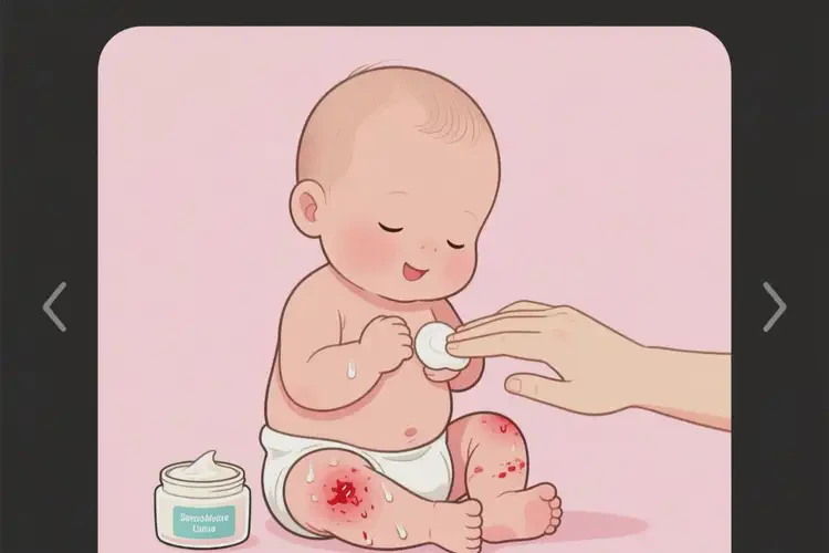 新生儿大腿起湿疹可以治好吗(图3)