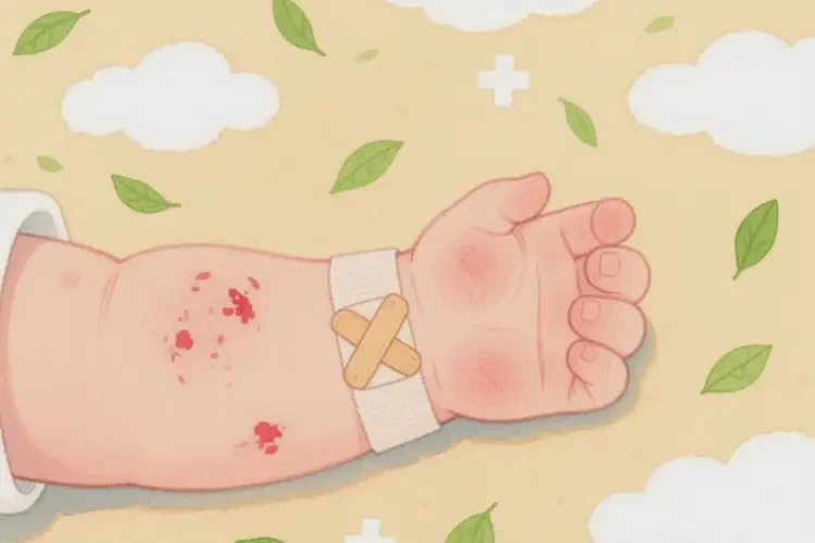 小兒手臂經(jīng)常長濕疹可以治好嗎(圖2)