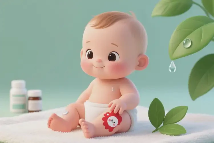 寶寶小腿長濕疹可以治好嗎(圖2)