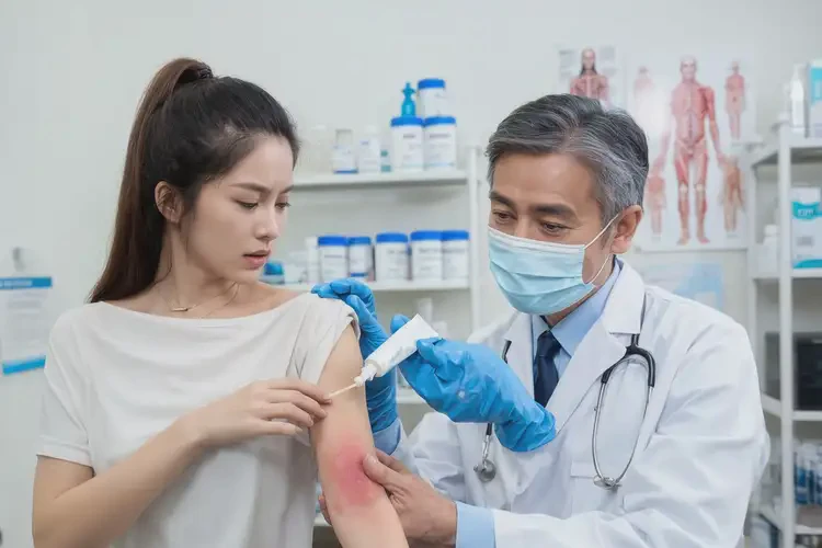 女性手臂上有濕疹可以治好嗎(圖3)