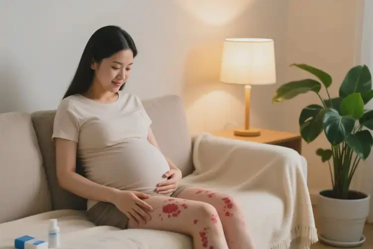孕妇大腿起湿疹可以治好吗(图4)