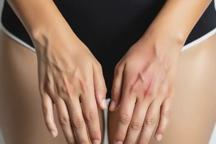 女人手上長濕疹可以治好嗎(圖1)