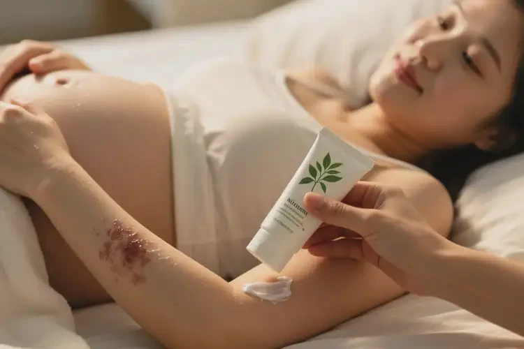 產(chǎn)婦手臂起濕疹可以治好嗎(圖1)