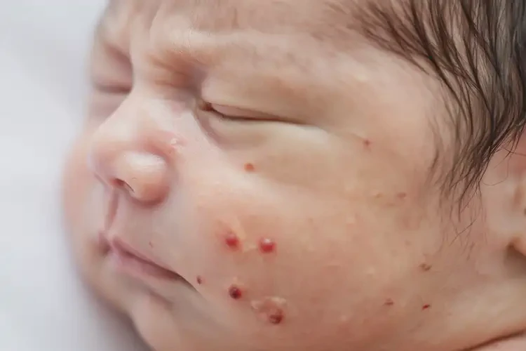 新生儿面部偶尔起湿疹可以治好吗(图4)