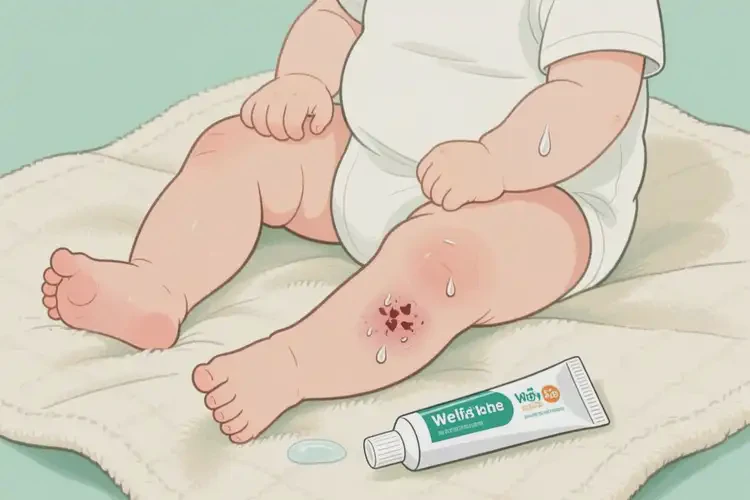 嬰兒小腿出濕疹能治好嗎(圖2)