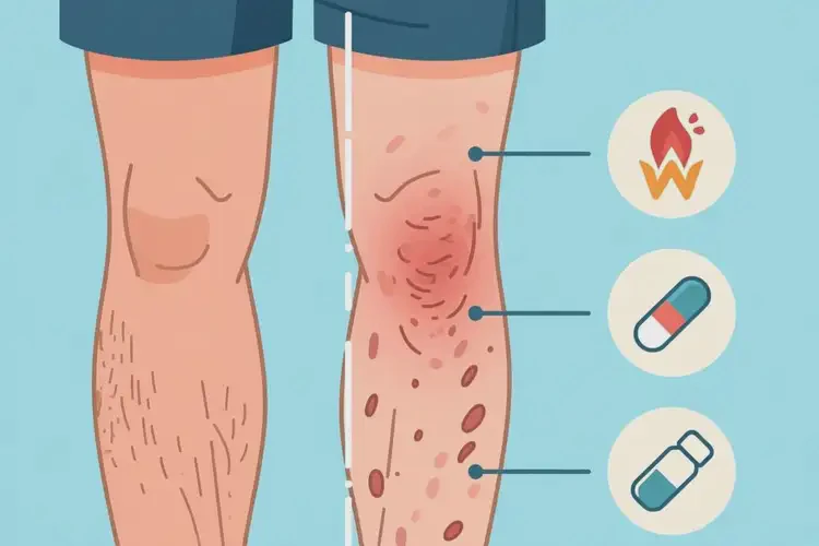 男人大腿容易起濕疹可以治好嗎(圖2)