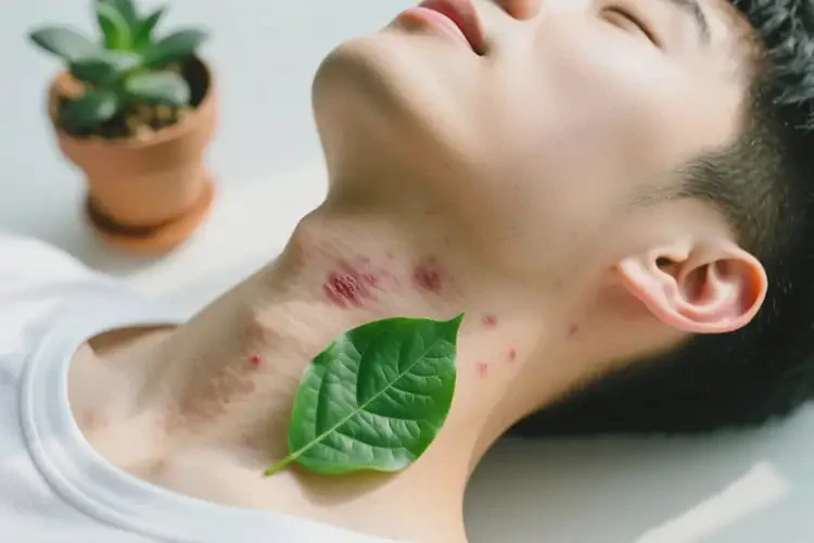 青年人脖子上出濕疹可以治好嗎(圖2)