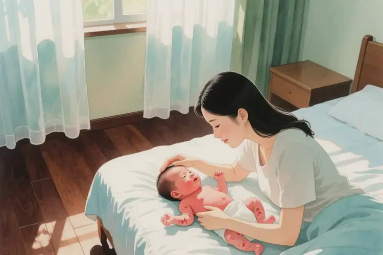 新生儿四肢有湿疹能够彻底治愈吗(图4)