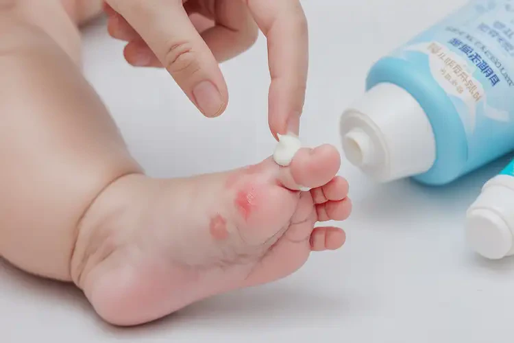 嬰兒腳上偶爾長濕疹可以治好嗎(圖4)