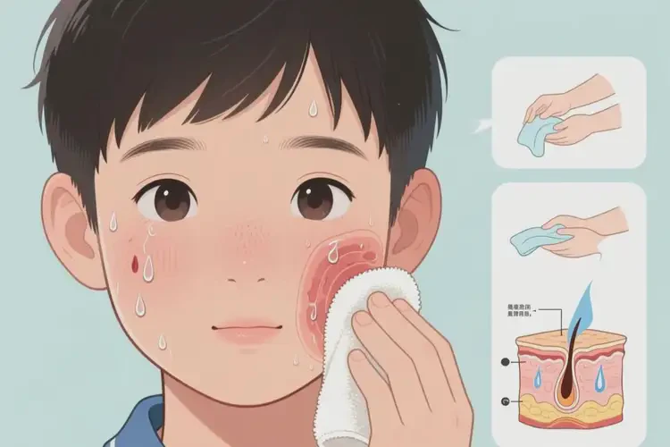 中学生面部出现湿疹可以治好吗(图1)