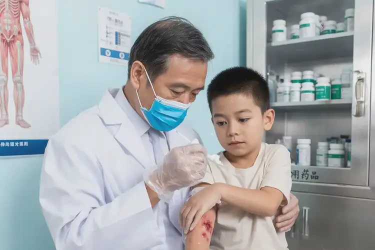 兒童手臂上起濕疹能徹底自愈嗎(圖3)