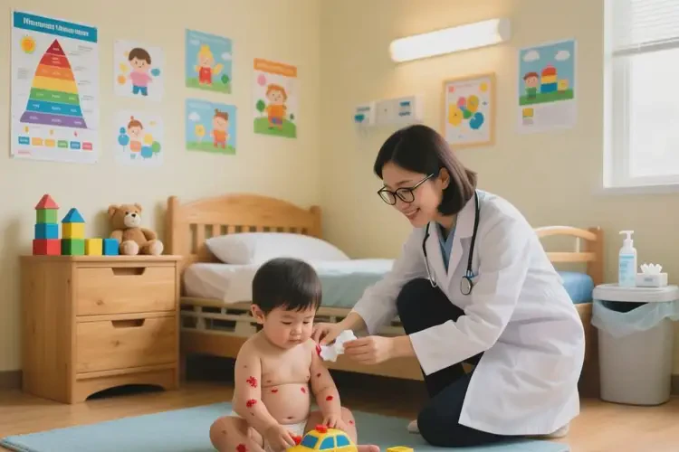 儿童屁股上起湿疹可以治好吗(图2)