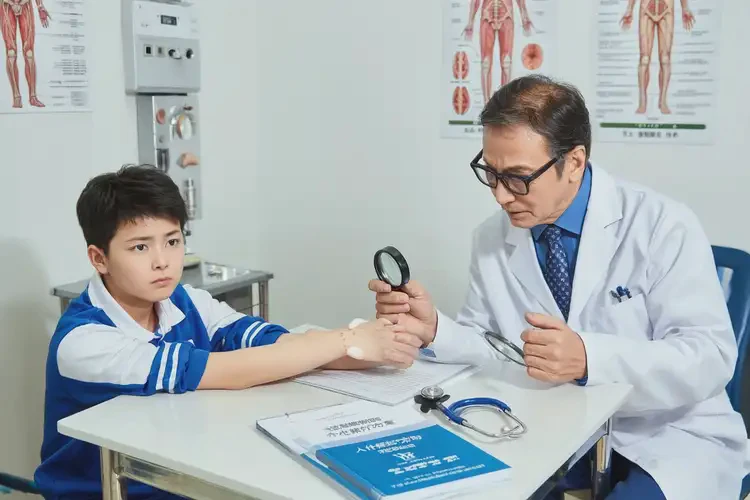 中學(xué)生身上出濕疹可以治好嗎(圖1)