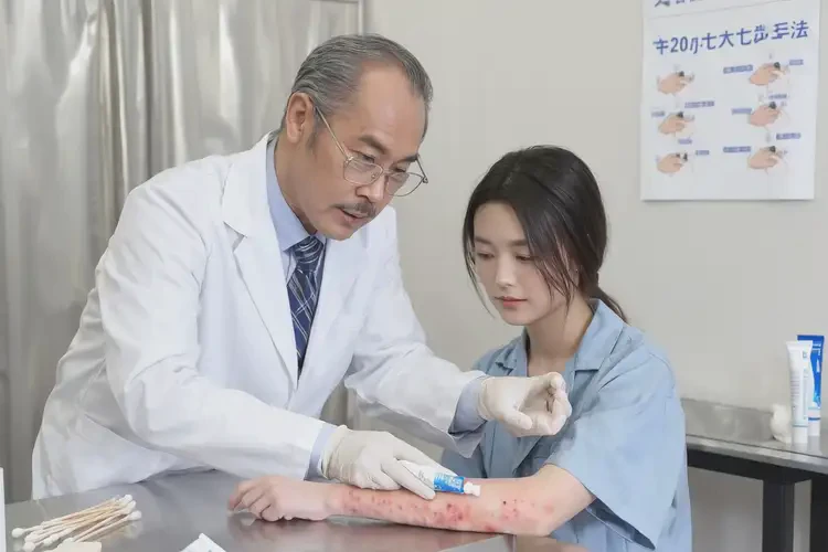 女生手臂长湿疹可以治好吗(图3)