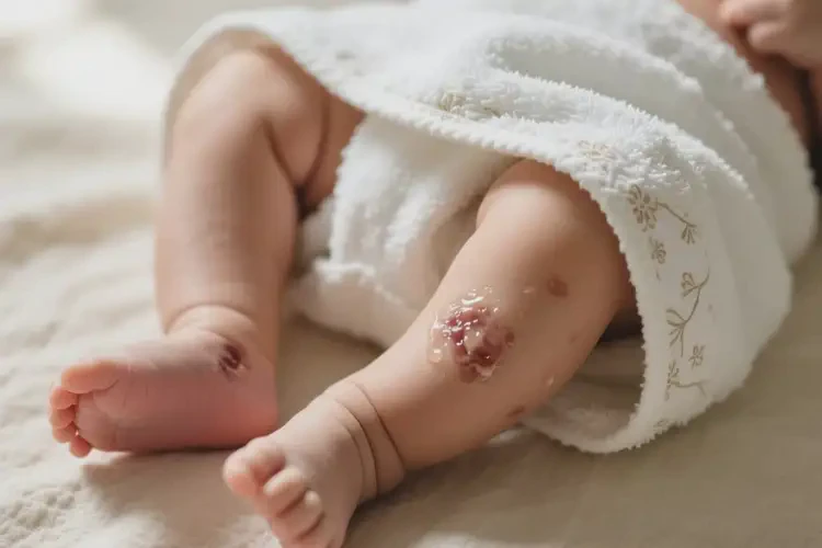 嬰兒小腿容易起濕疹可以治好嗎(圖2)