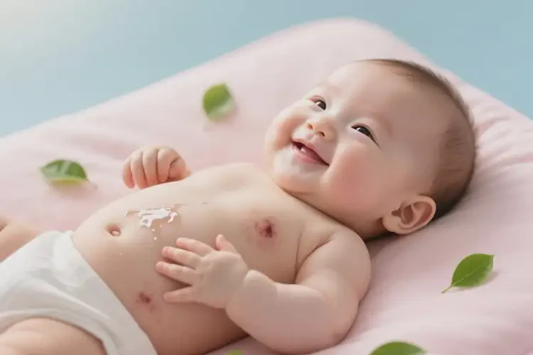 寶寶肚子上經(jīng)常長濕疹可以治好嗎(圖2)