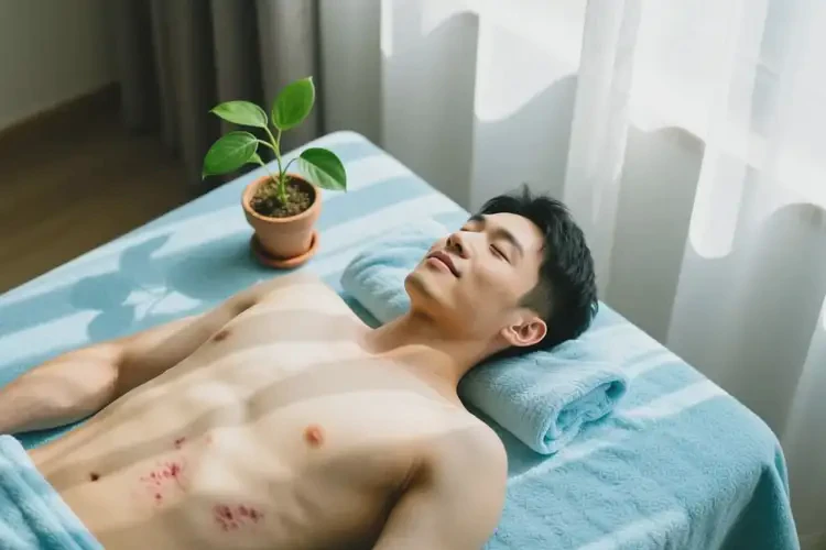 男人肚子經(jīng)常起濕疹可以治好嗎(圖2)