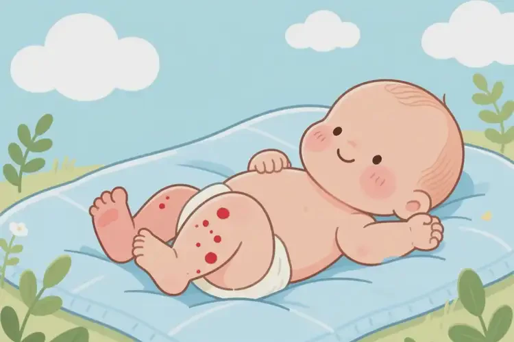 新生儿大腿上经常起湿疹可以治好吗(图4)