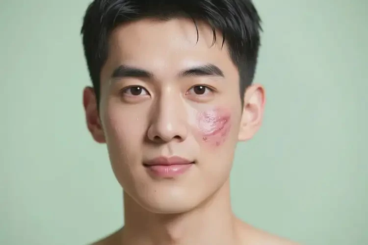 青年人面部经常长湿疹可以治好吗(图1)