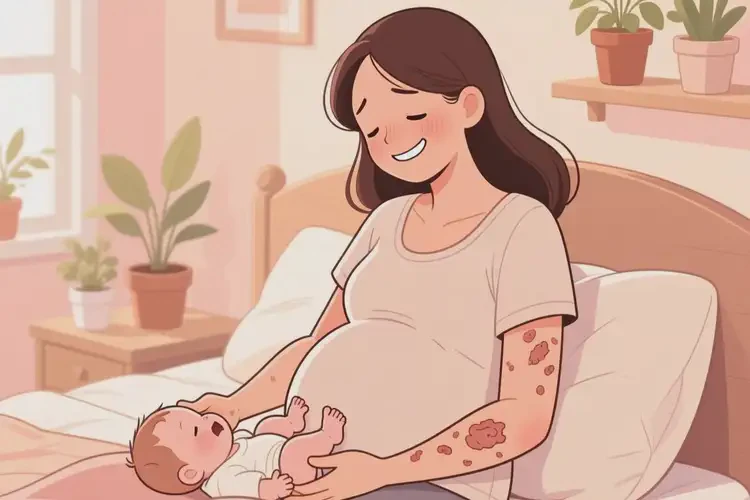 产妇四肢起湿疹可以治好吗(图4)