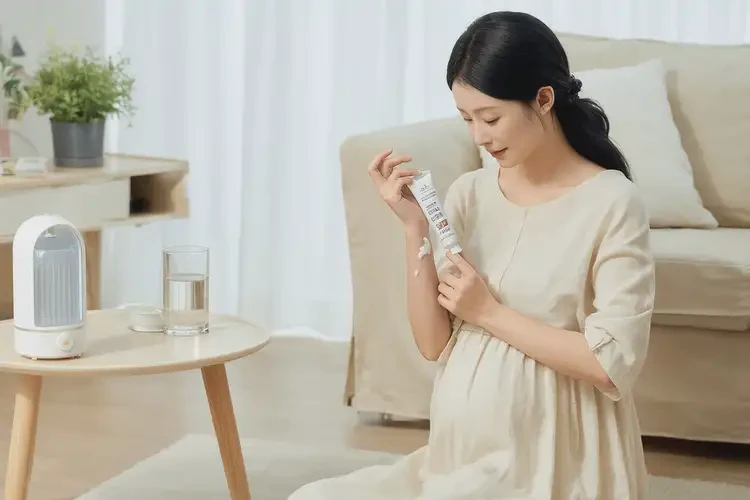 孕婦手臂上出現(xiàn)濕疹可以治好嗎(圖1)