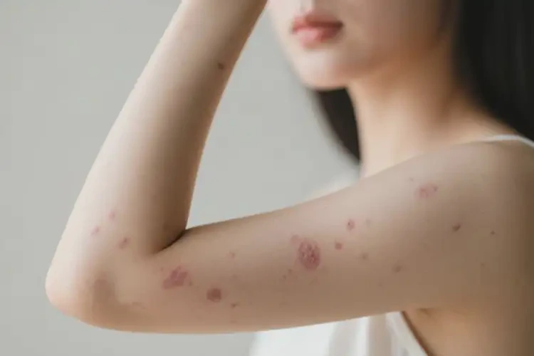 女生手臂上偶尔起湿疹可以治好吗(图4)