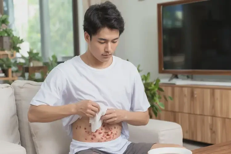 男生肚子起濕疹可以治好嗎(圖2)