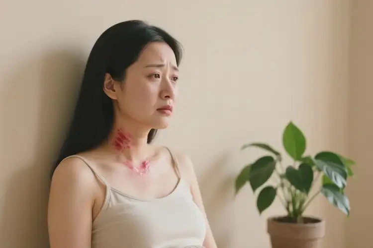 产妇脖子经常起湿疹可以治好吗(图4)